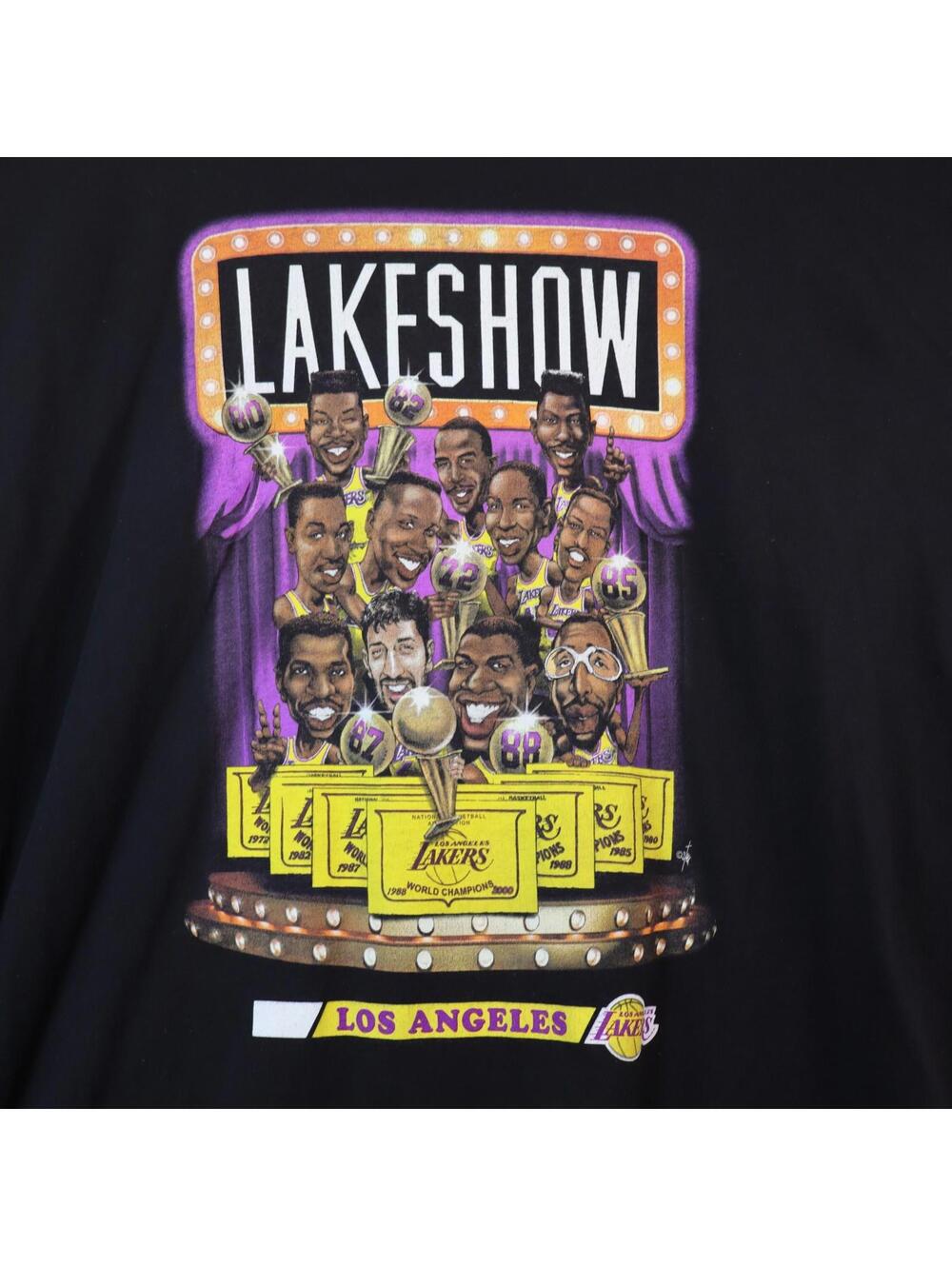 LA Lakers shirt The Lake Show Mitchell & Ness 2XL Hardwood